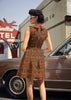 Mushroom Collared Dress by Retrolicious