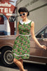 Flowers Collared Dress by Retrolicious