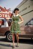 Flowers Collared Dress by Retrolicious