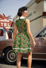 Flowers Collared Dress by Retrolicious