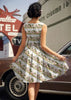 Elizabeth Dress in Woodland Sunset by Retrolicious