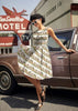 Elizabeth Dress in Woodland Sunset by Retrolicious