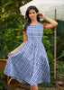 Plaid Midi Dress by Retrolicious