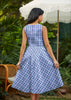 Plaid Midi Dress by Retrolicious