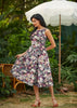 Floral Midi Dress by Retrolicious