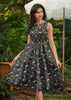 Midnight Midi Dress by Retrolicious