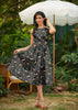 Midnight Midi Dress by Retrolicious