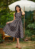 Moth Midi Dress by Retrolicious