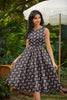 Moth Midi Dress by Retrolicious