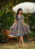 Painted Floral Greta Dress by Retrolicious