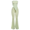 Tube Top High Waist Slim-fit Pants Suit Women
