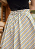Rainbow Stripe Skater Skirt by Retrolicious