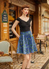 Irises Skater Skirt by Retrolicious