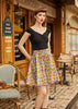 Bees & Dandelions Skater Skirt by Retrolicious