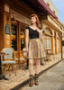 Bees & Dandelions Skater Skirt by Retrolicious