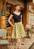 Garden Bunny Skater Skirt by Retrolicious