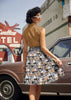 Realistic Cats A-line Skirt by Retrolicious