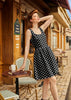 Starburst Shorter Length Fit & Flare Dress by Retrolicious