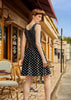 Starburst Shorter Length Fit & Flare Dress by Retrolicious