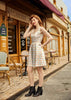 Snacks Shorter Length Fit & Flare Dress by Retrolicious