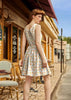 Snacks Shorter Length Fit & Flare Dress by Retrolicious