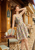 Bunnies Shorter Length Fit & Flare Dress by Retrolicious