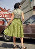 Green Plaid Doris Skirt by Retrolicious