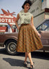 Rust Plaid Doris Skirt by Retrolicious
