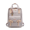 Solid Color Mommy Student Schoolbag Backpack