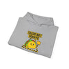 Tacos Not Tariffs Hoodie | taco pun, tariff protest typography by Tristan’s Treehouse