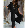 Women’s Lounge Set with Wide Leg Pant by FitiqueFit