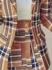 Women’s Elegant Plaid Skirt Suit Set by FitiqueFit