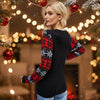 Santa Embroidered Crew Neck Knit Sweater by FitiqueFit