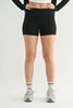 MONO B Ribbed Foldover Waist Shorts