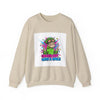 Crash Out With a Smile Sweatshirt | neon graffiti, meltdown streetwear by Tristan’s Treehouse