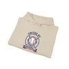 United by Baseball Hoodie | patriotic baseball graphic, vintage ballpark aesthetic by Tristan’s Treehouse