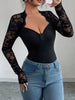Lace Sleeve Long Sleeve T-Shirt by Simply Love