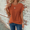 Women’s Textured Cuff Short‑Sleeve Tee by FitiqueFit
