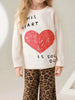 Children's Heart Long Sleeve Casual T-Shirt by Simply Love
