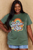 Simply Love Full Size TEACHER VIBES Graphic Cotton T-Shirt by Simply Love