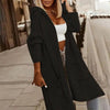 Women's Textured Hooded Longline Jacket by FitiqueFit