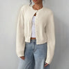 Light Ribbed Button-Up Cardigan by FitiqueFit