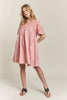 Round Neck Half Sleeve Babydoll Dress – Charming and Feminine Babydoll Dress with Round Neck and Half Sleeves for Casual and Semi-Formal Occasions by Stevvex