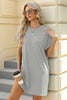 Short Sleeve Mini Dress with Pockets Casual & Stylish Everyday Wear by Stevvex