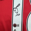 Framed Autographed/Signed Paul Scholes 35x39 Manchester United Red Soccer Jersey Beckett BAS COA by Hall of Fame Sports Memorabilia