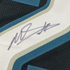 Framed Autographed/Signed Miles Sanders 35x39 Philadelphia Black Football Jersey JSA COA