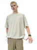 Men's Drawstring Hem Quick-Dry T-Shirt by Simply Love