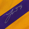 Framed Autographed/Signed Tyrann Mathieu 35x39 LSU Yellow College Football Jersey JSA COA