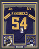 Framed Autographed/Signed Eric Kendricks 35x39 Minnesota Vikings Color Rush Football Jersey JSA COA