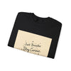 Just Breathe Stay Curious Create Joy Sweatshirt | Messy Handwritten Typography, Doodle Text Design by Tristan’s Treehouse